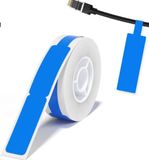 NIIMBOT A2K18638501 Etiketten (rol) 72 x 12.5 mm Blauw 60 stuk(s) Kabeletiketten