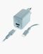 Fresh 'n Rebel Mini Charger USB-C PD 45W + USB-C Cable - Dusky Blue