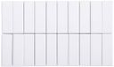 MAUL MAULpro rechthoek magneten, 20 stuks, kunststof, wit