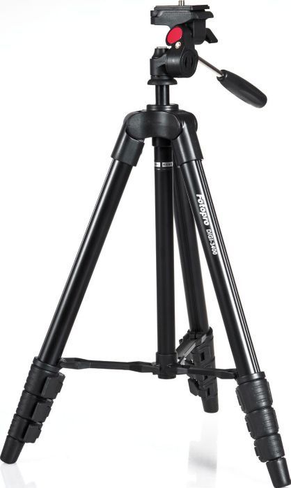 Rollei DIGI 3400 Tripod - Black - 125cm Max Height - 2kg Capacity