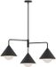 Alora Mood LED Kroonluchter | 3X E27 Max 60W | Matte Black