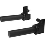 Yes4All 5NRP Olympische halterschijvenhouder, powerrack-opzetstuk voor 3 x 2 inch Power Rack - Geschikt voor Olympische halterschijven van 5 cm (5 cm)