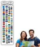 Anwicar Rechthoekige Magneet Bord - Magnetisch memobord - Magnetisch prikbord - Wit - 80x21 cm