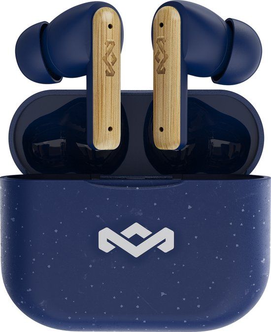 House of Marley Little Bird Draadloze Oordopjes - Blauw