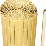 Merkloos Balkonscherm PVC Tuinscherm Privacy Scherm Mat Hekwerk voor Balkon Terras Windbescherming Privacy Outdoor Balkon Bekleding Weerbestendig UV-bescherming voor Balkon Tuin Luifel Hekwerk voor Terras Bamboe 80*700cm