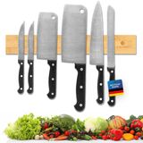 Exitoso Magnetic strip knife block Bamboo
