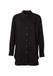 Seidensticker Lange damesblouse - oversized fit - effen kleuren - lange mouwen - hemdblousekraag - lange blouse, zwart, 44
