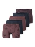 SCHIESSER Onderbroek ' 955 Multi ' roestrood / zwart