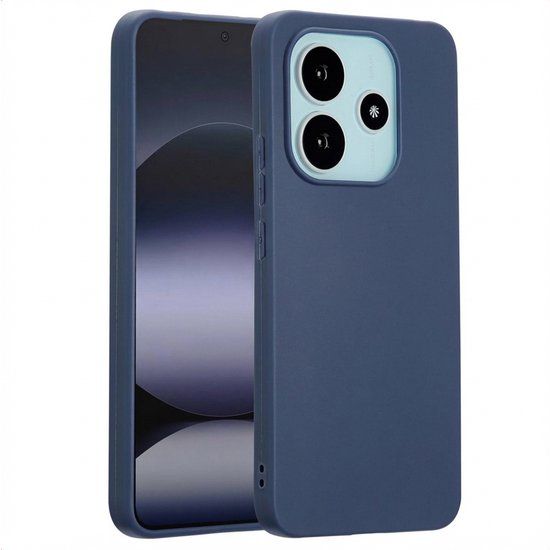 imoshion Hoesje - Geschikt voor Xiaomi Redmi Note 14 5G - Color Backcover - Donkerblauw