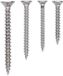 BLACK+DECKER Spaanplaatschroeven - Schroevenset 350 Stuks - 3.5xL35/4xL30/4,5xL40/5xL50 - Roestvrij Staal - Zilver