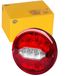 HELLA 2NR 013 155-221 Achterlicht - LED - 24V - Geschroefd/Geschroefd - Lenskleur: Rood/Transparant - Kabel: 3020mm - Stekker: Huls voor platte stekker - links/rechts - Aantal: 1