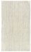 HAMID - Jute tapijt, Granada tapijt, 100% wit ivoor, jutevezel, handgeweven, zacht tapijt en hoge sterkte voor woonkamer, eetkamer, slaapkamer, haltapijt, wit (150 x 80 cm)