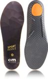 Ortho Movement Sport Insole - Unisex - Maat 38 - Antraciet/Geel/Oranje