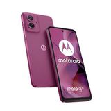 Motorola Moto g55 5G Smartphone (krasbestendig 6,49 inch FHD+ display, 50 MP camera, 8/256 GB, waterafstotend ontwerp, 5000 mAh, Android 14) Twilight Purple incl. beschermhoes