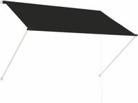 vidaXL Luifel uittrekbaar 200x150 cm antraciet