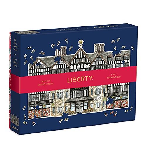 Galison Liberty London Tudor Building 750 Piece Shaped Puzzle