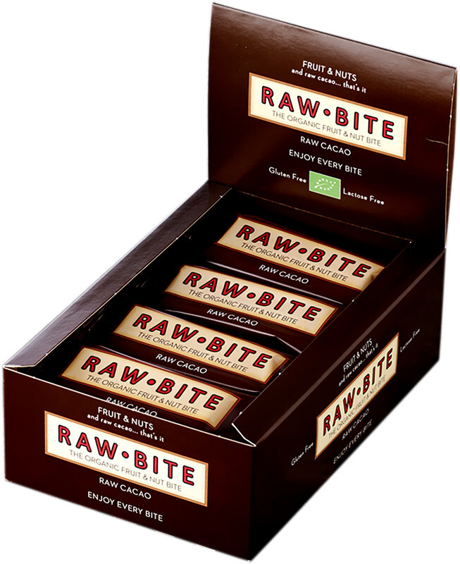 Raw Bite Repen Box 12x50g, cacao