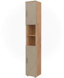 Vicco Irma Badkamerkast – 30 x 192 cm Krachtige eik goud