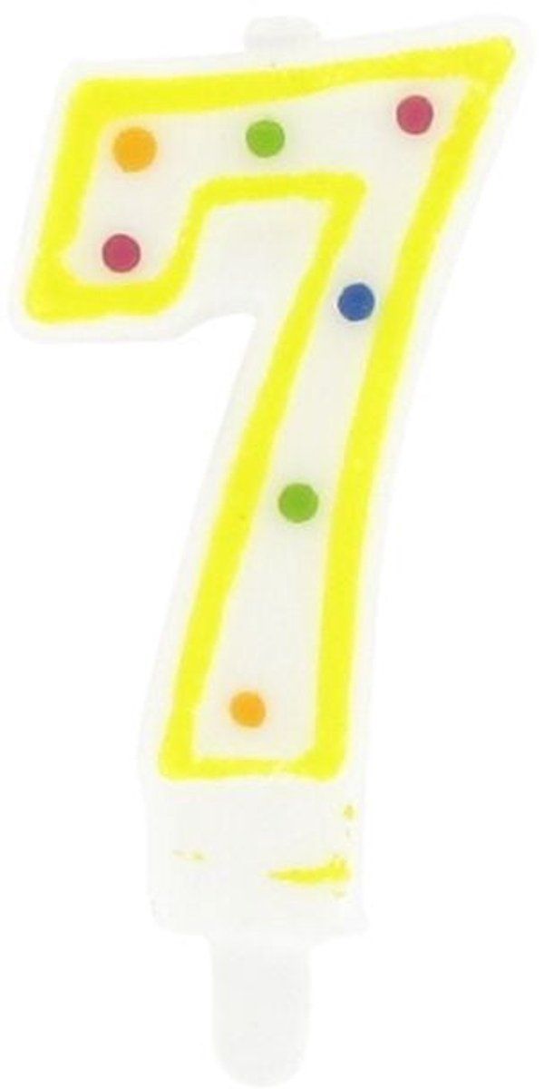 FACKELMANN Number Birthday Candle 7