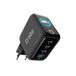 SBS Pulse Power 140W USB-C, GaN-Technologie, Power Delivery (PD 3.1 PPS), AI Smart Display, Touchbesturing, AFC, Voeding met Snelladen, Oplader voor Notebook, Tablet, iPhone, Android