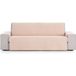 ECOMMERC3 Housse de canapé universelle, réglable, taille 3 places, protection partielle pour canapé, couleur brique, facile à installer avec des bandes élastiques