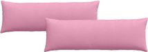 vidaXL - Zitkussens - 2 stuks - Stof - Roze - 120 x 40 cm