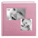 Pioneer Fotoalbums 200-pocket met reliëf "babykader cover album voor 4 van 6 printen, roze