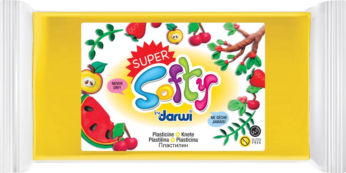 Darwi boetseerpasta Super Softy 350 g geel