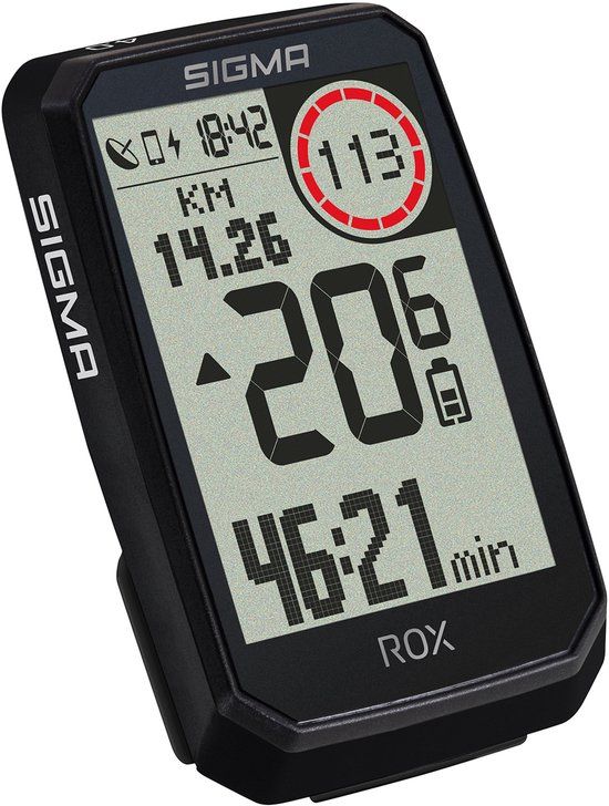 Sigma Rox 4.0 Endurance Fietscomputer - Zwart