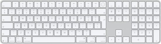 Apple Magic Keyboard met Touch ID en numeriek toetsenblok - Internationaal Engels - Wit