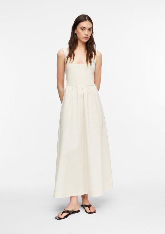 comma zomerjurk beige