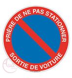 Aua Signaturque Gebetsbord, diameter 330 mm, aluminium Dibond 3 mm