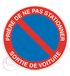 Aua Signaturque Gebetsbord, diameter 330 mm, aluminium Dibond 3 mm
