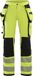 Blåkläder Dames High Vis 4-weg stretch werkbroek 7197-1642 - High Vis Geel/Zwart - D23