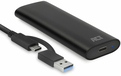 ACT USB-C M.2 NVMe / PCIe SSD Enclosure - Tool-free - Black