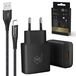 Extralink Smart Life câble USB Type-A vers Type-C, 200 cm, noir + chargeur 12W, noir