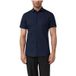 s.Oliver Coupe ajustée : chemise à manches courtes en coton stretch avec col Kent