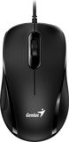 Genius DX-101 / Kantoormuis / Optische muis / Voor rechtshandigen / 1200 DPI / Bedraad USB / Zwart