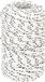 vidaXL Boottouw - Gevlochten - 2 mm x 250 m - Polyester - Wit