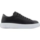 Armani A|X ARMANI EXCHANGE Venice With Embossed Logo On Platform Sole Sneakers voor heren, zwart., 45.5 EU