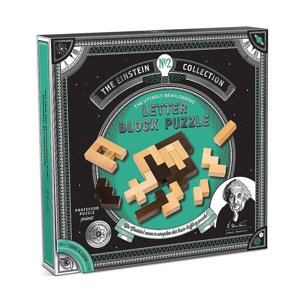 Professor Puzzle Einstein - Albert s Letter Blocks Puzzel