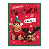 Karakter Piccadilly Karakter Kerstkaart Nan & Opa - 8 x 6 inch