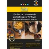 Nostik Ronde bak- en beschermvellen voor Air Fryer 1 FFF 387 Bruin