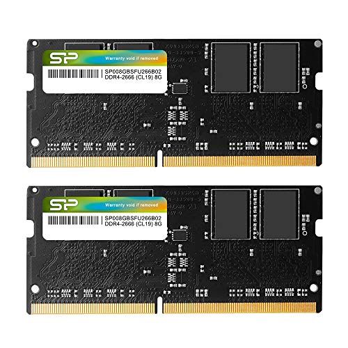 SP Silicon Power 16 GB (8 GBx2) DDR4 2666 MHz SODIMM Laptop Memory