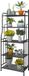Benza Ibenzoa® Moderne metalen plantenstandaard – 5 niveaus, 55x28x133 cm, elk niveau tot 20 kg, dikke ronde buis, krasbestendige en niet-giftige coating, geschikt voor binnen- en buitengebruik