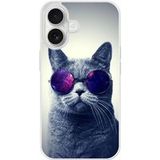 Apple iPhone 16 Chat a lunette Verstevigd hoesje met sublimatie bedrukking