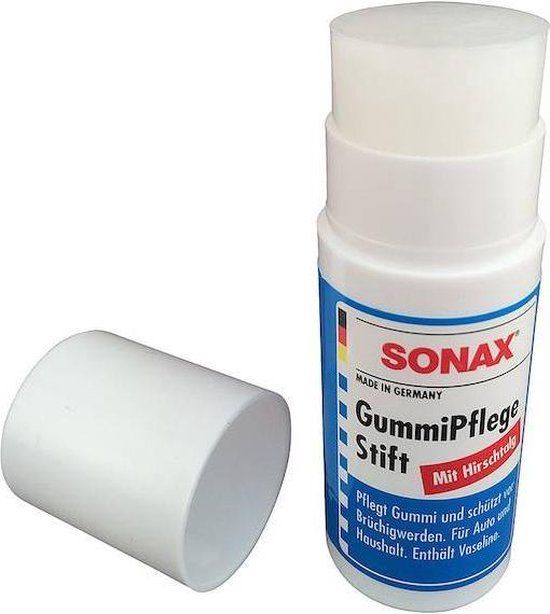 Sonax Rubber verzorgsstok - Voorkomt vastvriezen - 20GR
