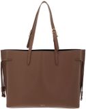 FURLA Leren shopper Ava Tote Toffee + Nero int bruine