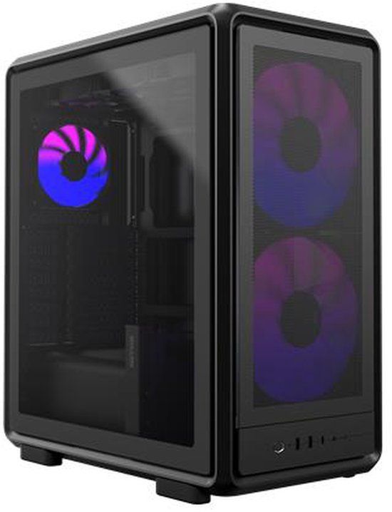 Cooler Master MasterFrame 500 Mesh Midi Tower Zwart, Transparant