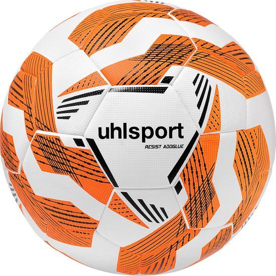 Uhlsport Resist Addglue Voetbal - Wit / Oranje - Maat 4